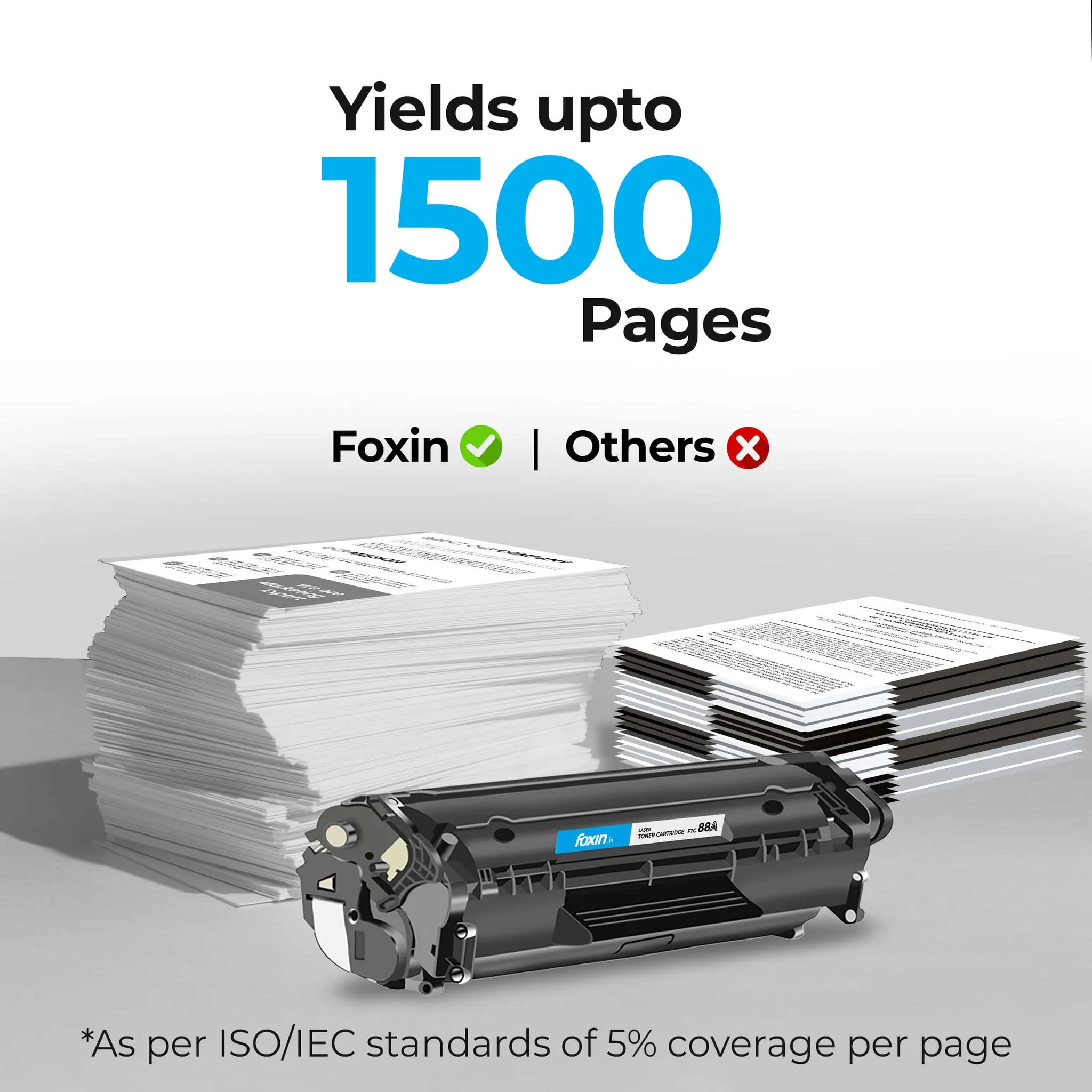 Foxin Compatible Laser Cartridge For HP 88A view 2